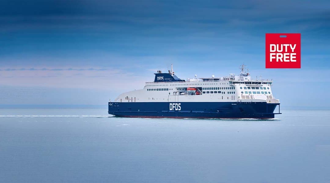 DFDS Cote D-Opal Ship with Duty Free onboard