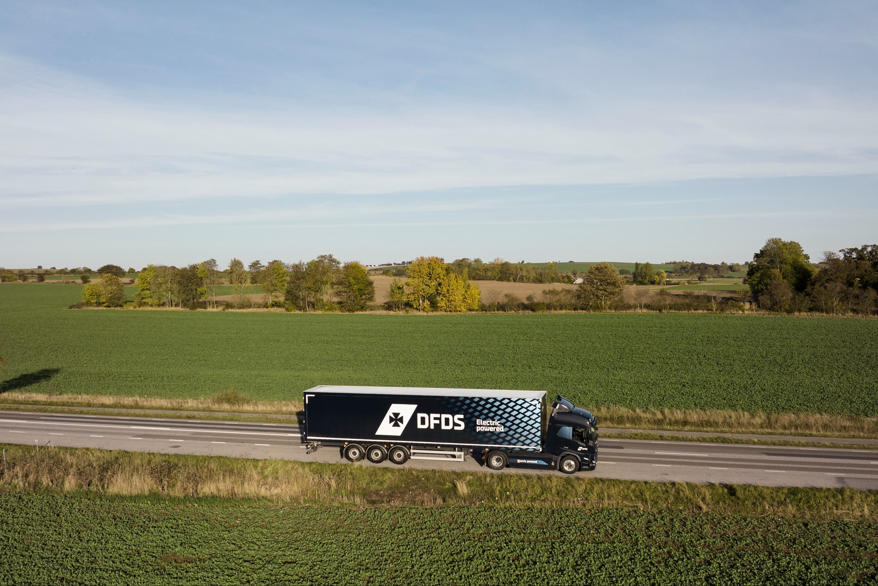 E-truck on road