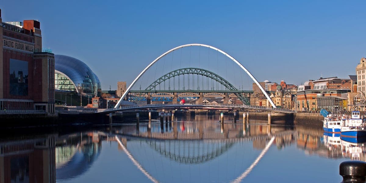 Bridges over the river Tyne between Newcastle and Gateshead