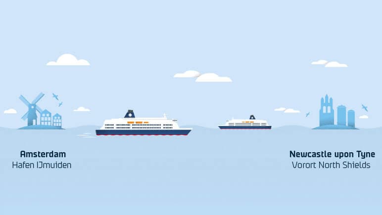 Route-Amsterdam-IJmuiden co DFDS