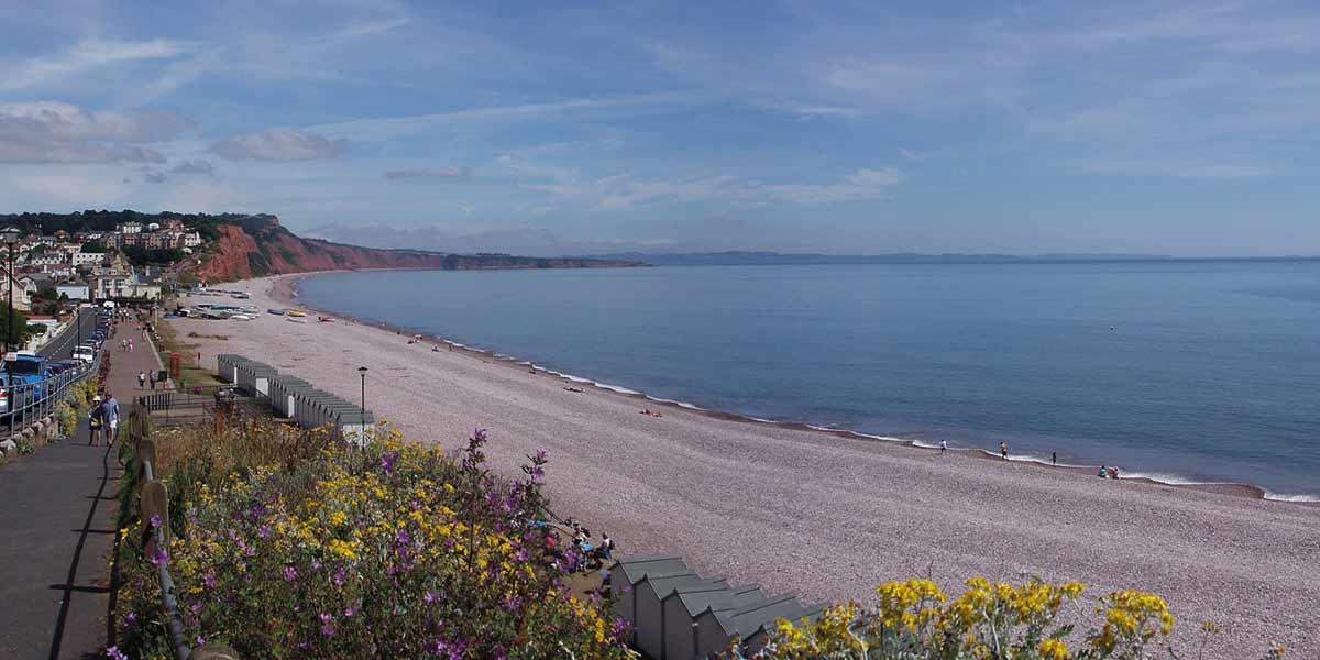 Budleigh Salterton at the Jurassic Coast