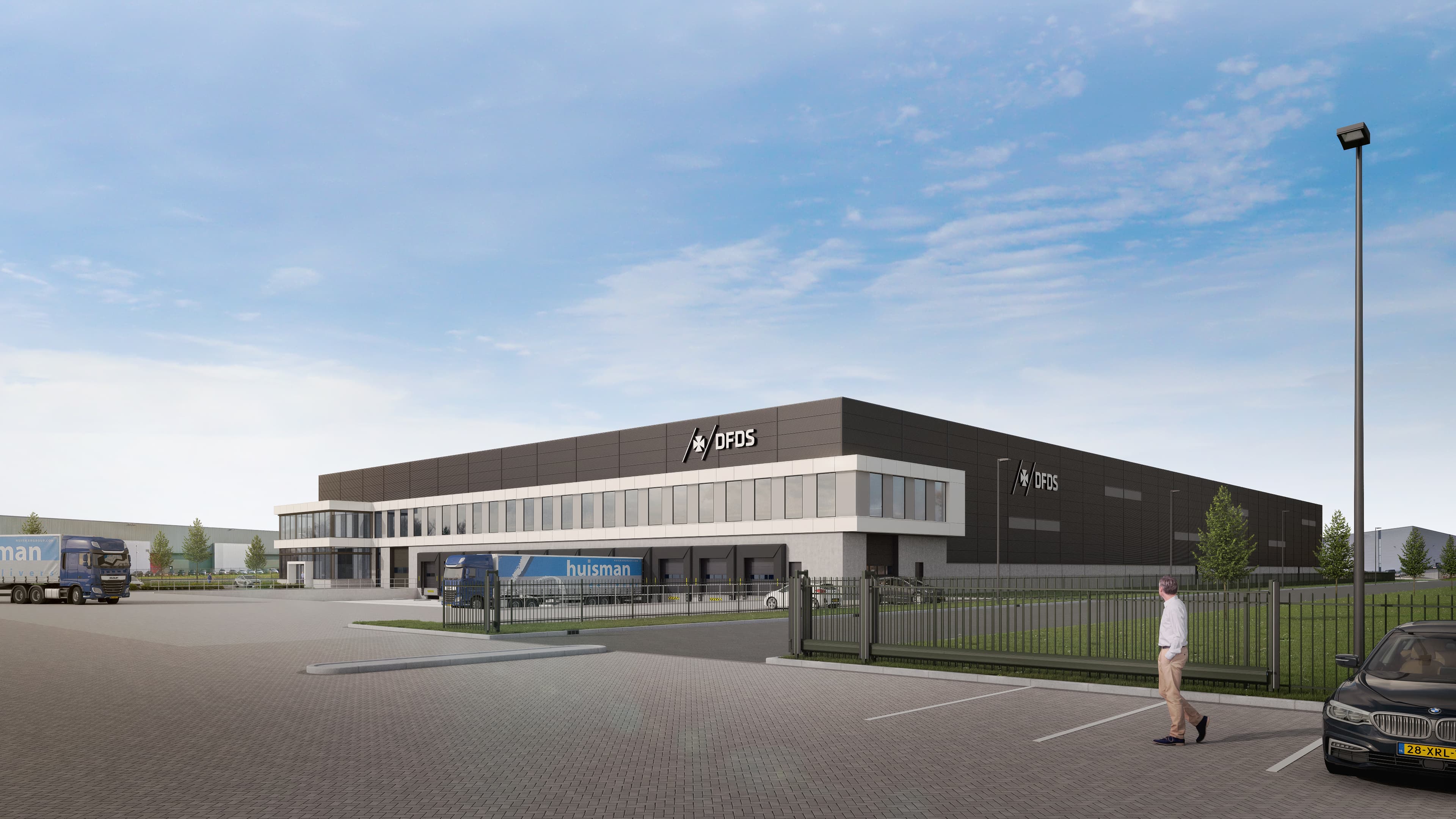 The warehouse will increase safety, it also has high energy efficiency, and comprehensive security measures to allow storage of high valuable goods.