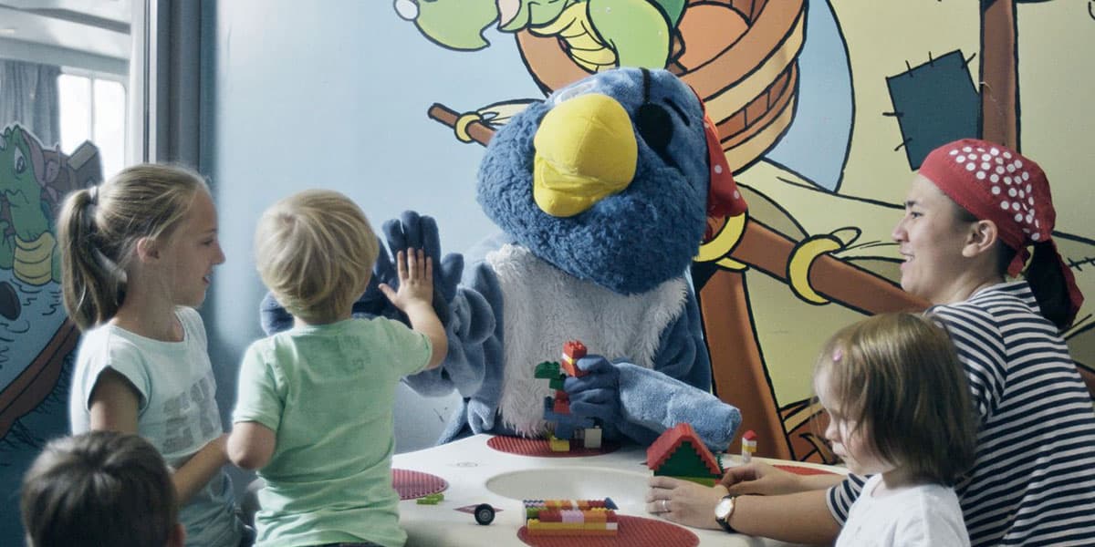 Childrens Entertainment onboard Newcastle to Amsterdam
