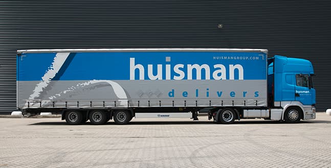Dutch part-load operator Huisman Group truck
