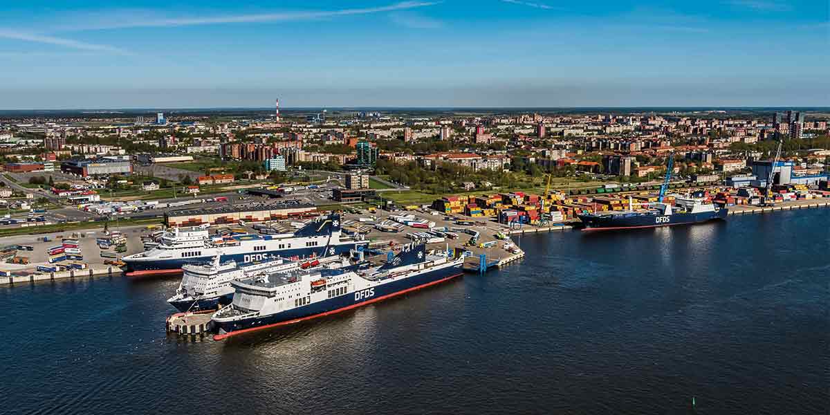 Ferry DFDS en la ruta hacia los Balticos