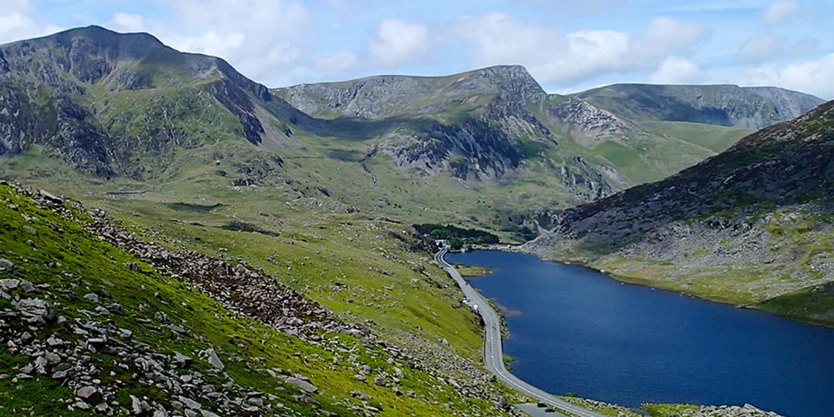 Ogwen Valley natural landscape
