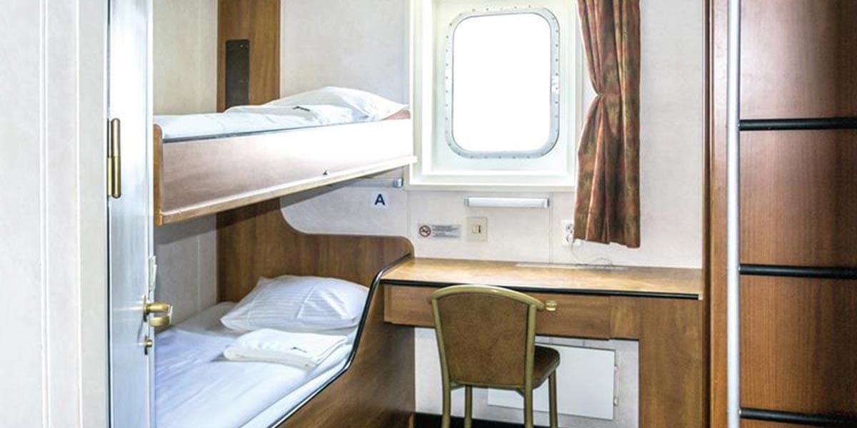Accessible cabin onboard DFDS ferry