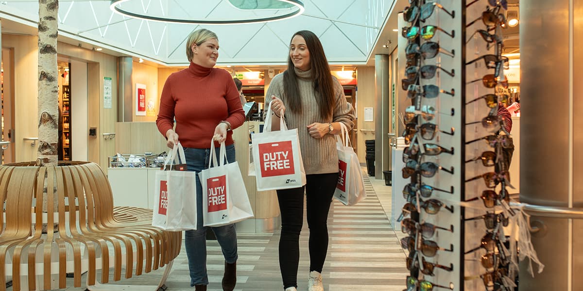 Festive European shopping blog - Duty Free shopping onboard