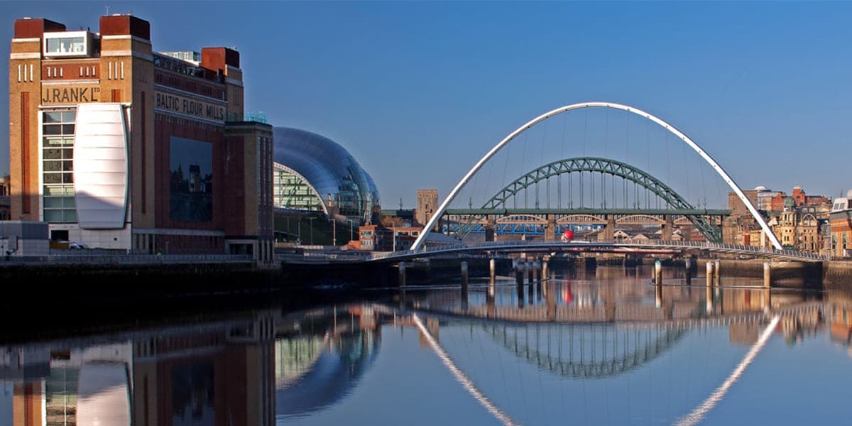 Newcastle Quayside and The Baltic art museum