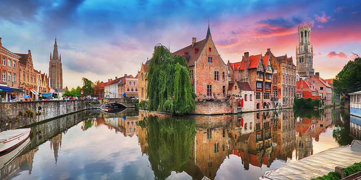 La cuidad de Brugges en Bélgica